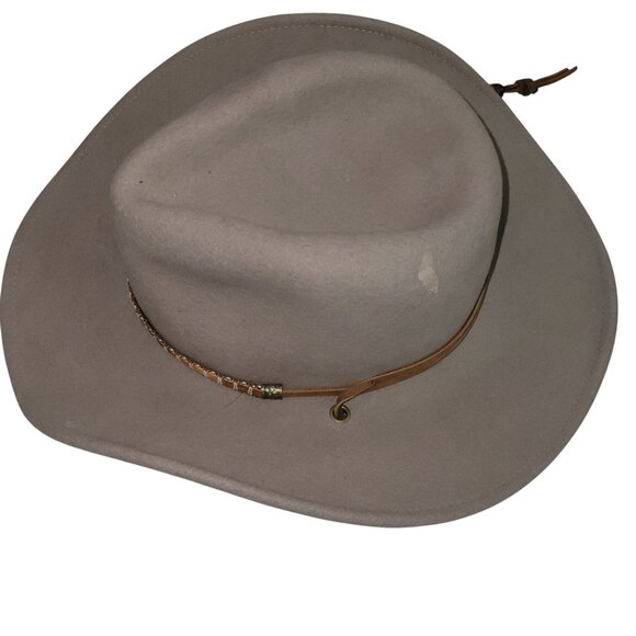 Columbia LiteFelt Wool Western Hat  Adjustable Strap  Water-Repellent & Packable - Picture 4 of 7